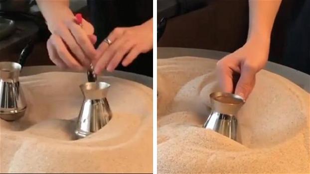 Un antico metodo di preparazione: il caffè cotto sulla sabbia