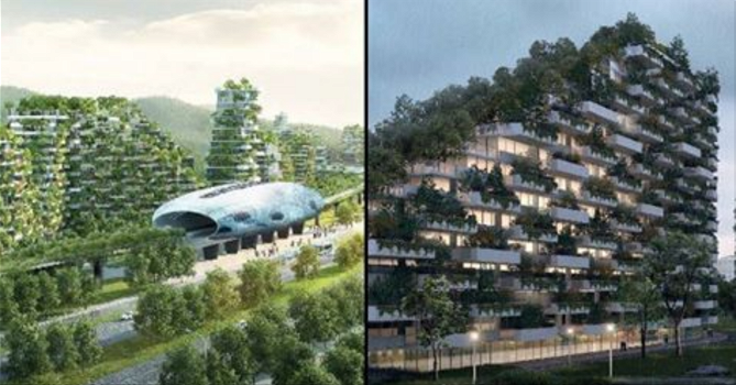 La Cina sta costruendo la prima “città foresta” al mondo con 40.000 alberi per affrontare i problemi legati all’inquinamento