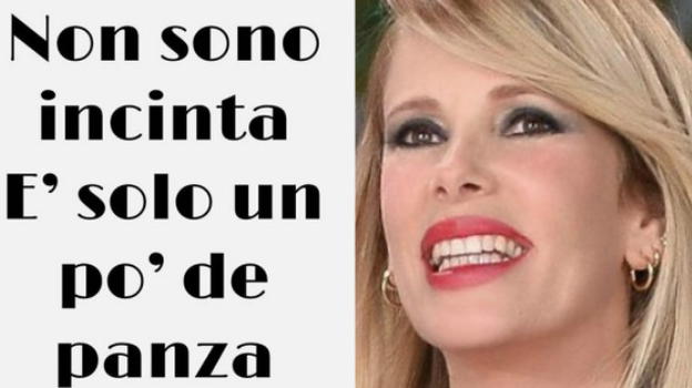 Alessia Marcuzzi smentisce di essere incinta e lo fa con un post ironico su Instagram