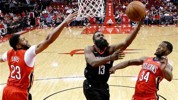 NBA, 24 marzo 2018: facile vittoria dei Rockets contro i Pelicans