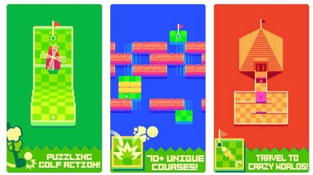 "Nano Golf: Puzzle Putting", minigolf in pixel art con dinamiche arcade e da puzzle game