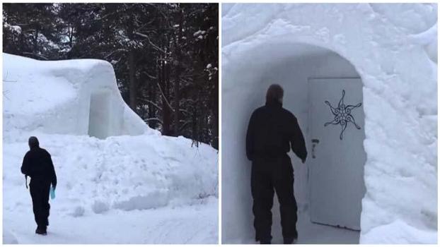 Quest’uomo ha trascorso 15 anni a costruire un igloo: ora svela a tutti il suo grande segreto