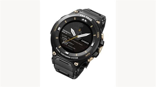 Casio WSD-F20SC, lo smartwatch da trekking in edizione limitata con Wear OS e un cinturino extralusso