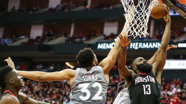 NBA Playoffs, 15 aprile 20178: Houston ok a fatica sui Wolves, Cavs annichiliti