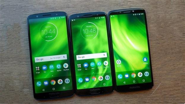 Lenovo presenta i nuovi smartphone di fascia medio bassa Moto G6, G6 Plus, e G6 Play