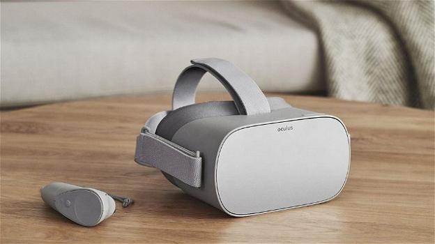 Oculus Go di Facebook: arriva il visore VR low cost per la realtà virtuale senza fili