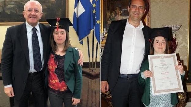 Napoli: universitaria con sindrome di Down si laurea in Scienza Politiche con 110 e lode