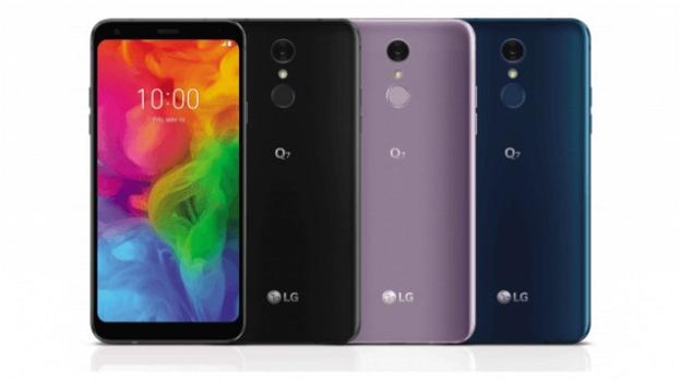 LG Q7 (standard, Alpha, Plus): arriva il nuovo medio gamma con intelligenza artificiale e feature premium