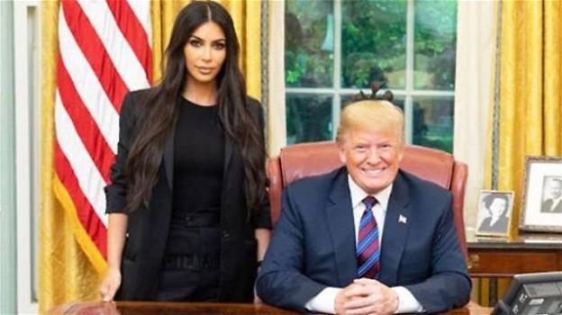 Kim Kardashian si è incontrata con Trump per domandare la grazia di una detenuta afroamericana
