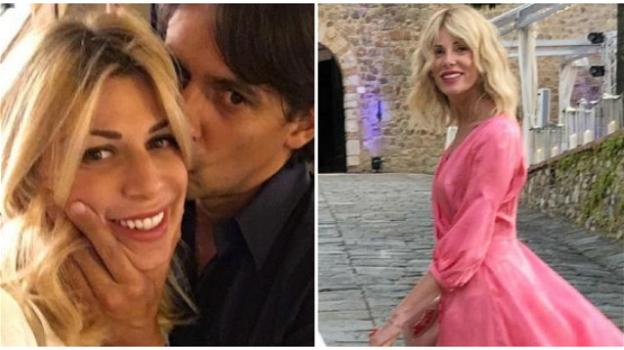 Alessia Marcuzzi testimone di nozze al matrimonio dell’ex Simone Inzaghi: "La nostra famiglia allargata è bellissima"