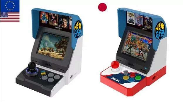 Neo Geo Mini, il mini cabinato SNK arriverà con 40 giochi precaricati in due versioni