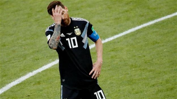 Mondiale 2018: Argentina-Islanda finisce 1-1, che disastro Messi!