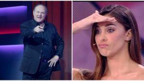 Gerry Scotti provoca Belen Rodriguez: ecco la frase choc e scurrile pronunciata a Balalaika
