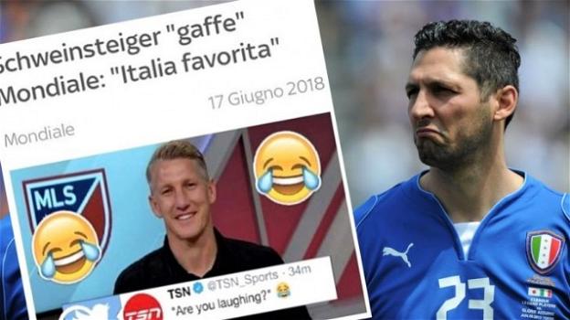 Mondiali 2018: Schweinsteiger ironizza sull’Italia dandola come favorita. A rispondergli ci pensa Materazzi