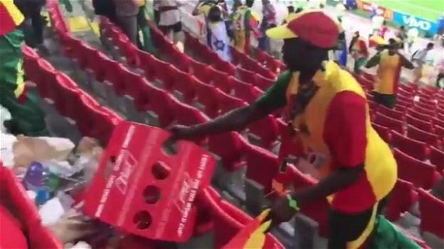 I tifosi di Senegal e Giappone sono un esempio di civiltà