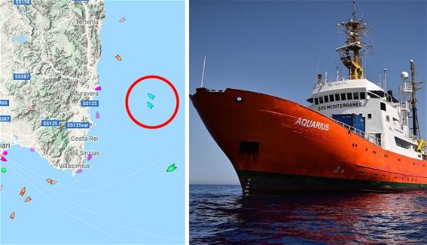 Aquarius cambia rotta e punta sulla Sardegna: “I migranti a bordo sono esausti e scioccati”