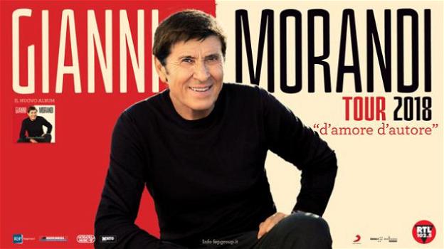 Gianni Morandi, l’inizio del suo tour estivo: le date dei concerti fino al 22 luglio