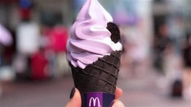McDonald’s lancia il gelato alla patata viola ad Honk Kong