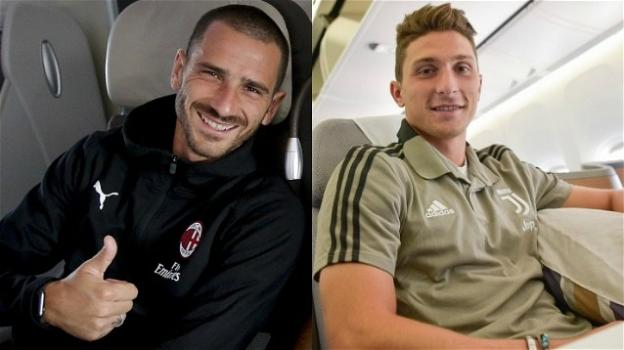 Ritorno di Bonucci alla Juventus, Caldara può andare al Milan con diritto di riacquisto
