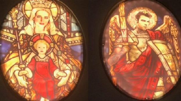Fedez e Chiara Ferragni trasformati in icone sacre: lei è la Madonna, lui un Arcangelo