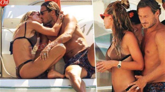 Ilary Blasi e Francesco Totti, amore a gonfie vele: scatti hot in barca a Sabaudia