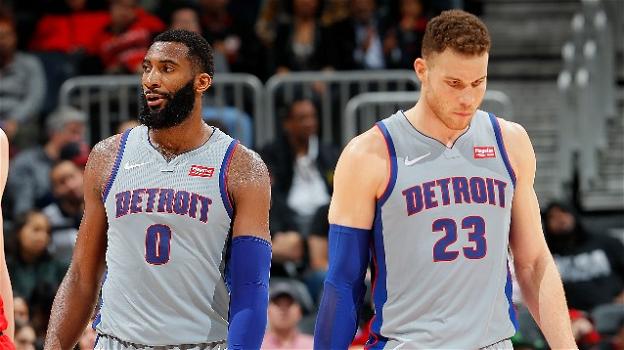 NBA, verso la stagione 2018-2019. Detroit Pistons: la strana coppia di lunghi Griffin-Drummond per convincere