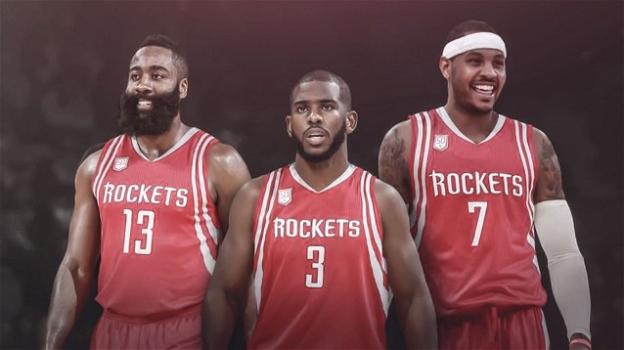 NBA, verso la stagione 2018-2019. Houston Rockets: Harden, Paul ed Anthony per vincere l’anello