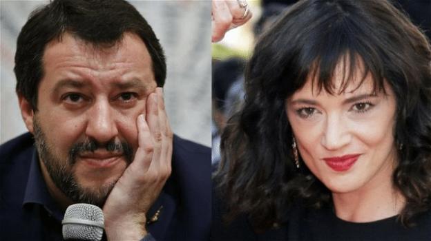 Asia Argento, Matteo Salvini al contrattacco: "Mi dava della m***a ogni giorno, mamma che tristezza"