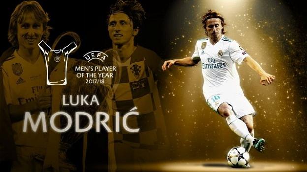 Uefa: Luka Modric eletto giocatore dell’anno