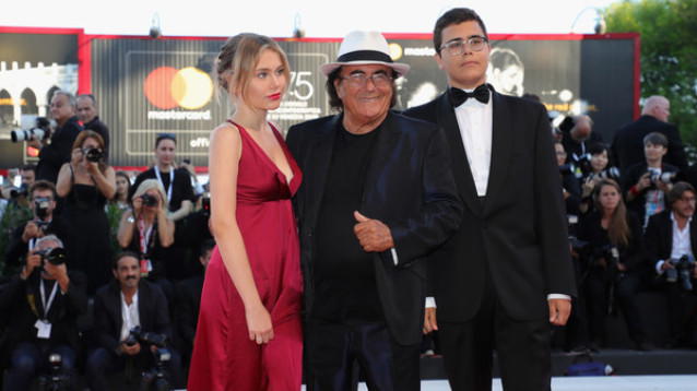 Al Bano, primo red carpet con i figli Jasmine e Bido a "Venezia 75": Loredana Lecciso condivide le foto su Instagram