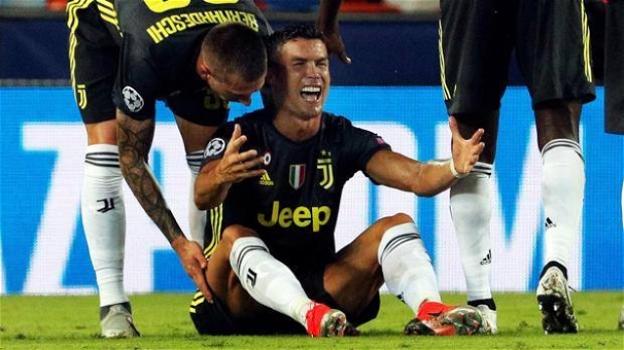 Champions League, vince la Juventus ma Cristiano Ronaldo viene espulso
