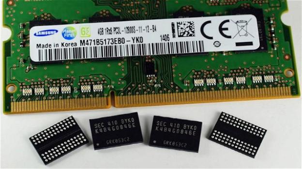 Samsung e le memorie DRAM: l’azienda ne controllerà la produzione per non abbbassarne il prezzo