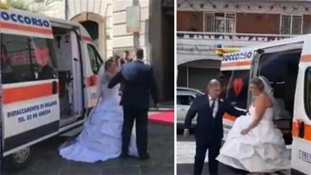 Sposi in ambulanza, il video esilarante fa il giro del web ma scoppia la polemica: “Vergogna, poi quando servono sono fuori uso”