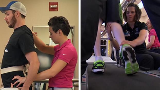 Paraplegico ritorna a camminare grazie ad un nuovo impianto: le immagini emozionanti