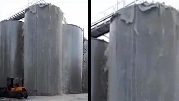 Conegliano, salta il tappo del silos: 30 mila litri di prosecco finiscono sull’asfalto