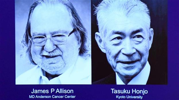 Nobel per la Medicina assegnato a James Allison e Tasuku Honjo per le terapie anticancro