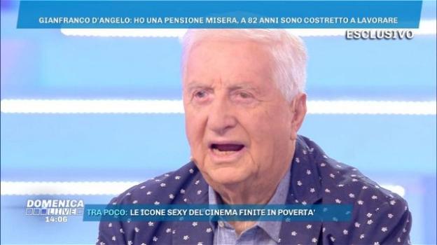 Gianfranco D’Angelo: “duemila euro di pensione non mi bastano, la casa in Sardegna costa”