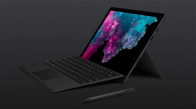 Surface Pro 6, lo stato dell’arte dei convertibili in smoking nero e con processori Intel di ottava generazione