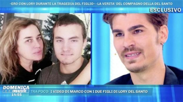 Domenica Live, Marco Cucolo parla di Lory Del Santo: "È distrutta nel cuore"