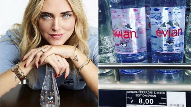 L’acqua di Chiara Ferragni: per placare la sete di apparenza e vanità