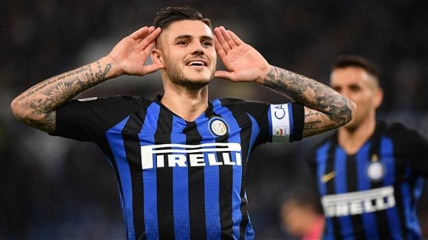 Serie A: Icardi trascina l’Inter, 3-0 alla Lazio e aggancio al Napoli