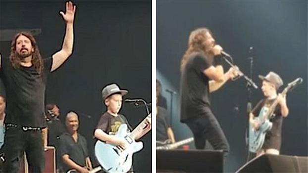 Foo Fighters cantano una canzone dei Metallica: alla chitarra c’è un bambino di 10 anni