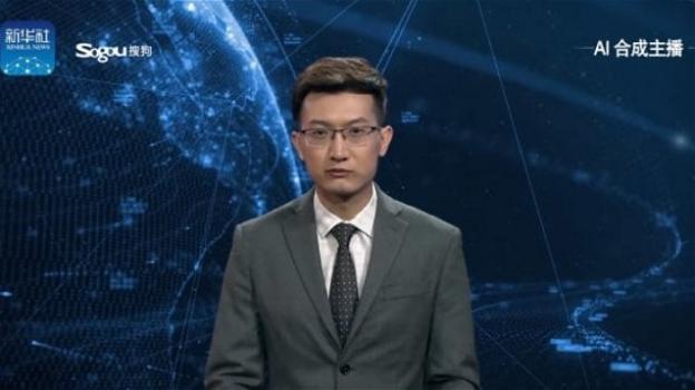 Cina, il primo giornalista robot che legge le notizie
