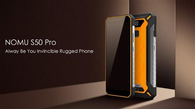 NOMU S50 Pro, medio gamma super rugged con Face Unlock, maxi batteria, e processore octa-core