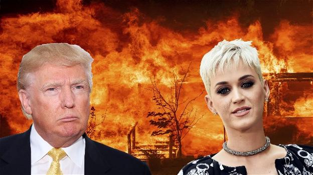 Inferno California, Katy Perry contro Donald Trump: “È un uomo senza cuore”