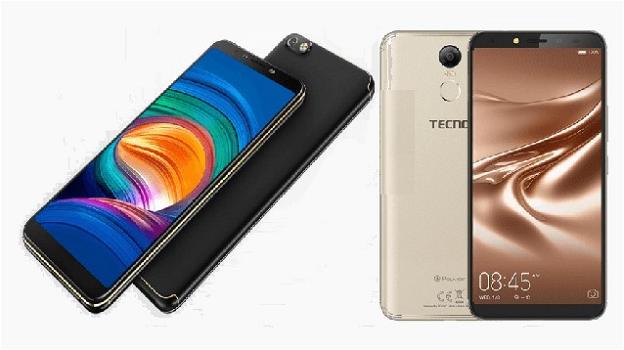Techno Camon X Pro e Tecno Pouvoir 2: smartphone con display a 18:9, Face Unlock, e maxi batteria