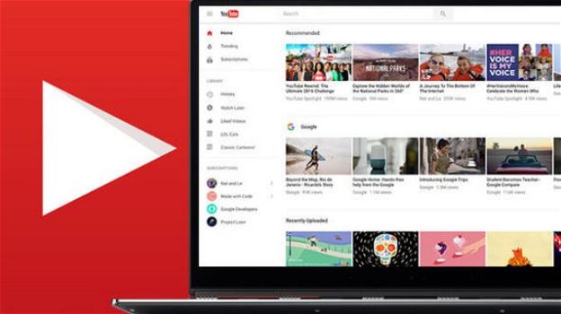 YouTube: su desktop i video a schermo intero consentono la visione anche di commenti e dettagli vari
