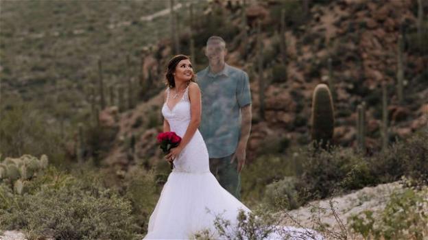 Arizona, muore prima del matrimonio: fidanzata posa in abito da sposa con il “defunto”