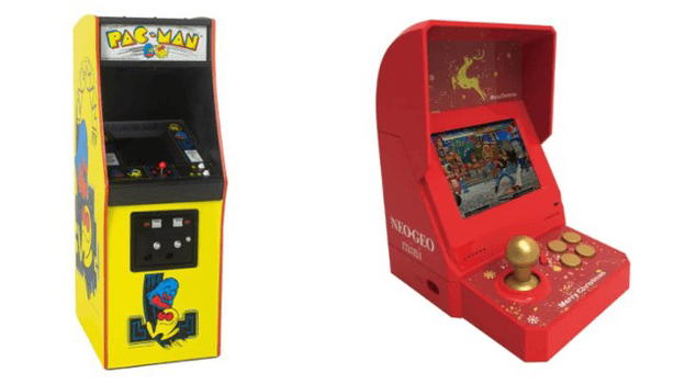 La sfida dei mini cabinati: sotto l’albero, il Pac-Man Arcade Cabinet o il Neo Geo Mini Christmas Limited Edition?