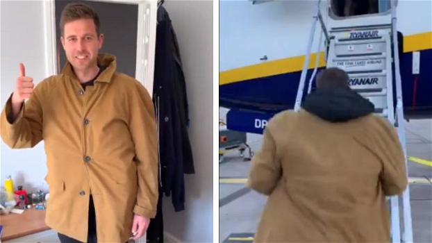Quest’uomo ha trovato un modo geniale per aggirare le restrizioni sul bagaglio a mano di Ryanair